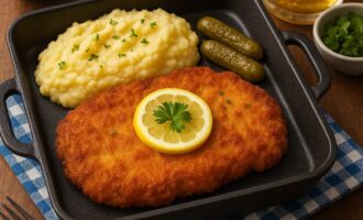 Шницель по-баварски
