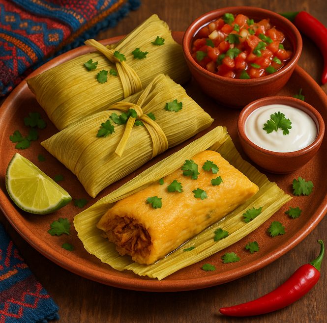 Тамалес с мясом