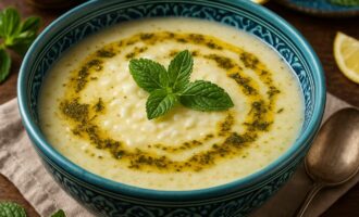 Яйла чорбаси – суп из йогурта с рисом и мятой