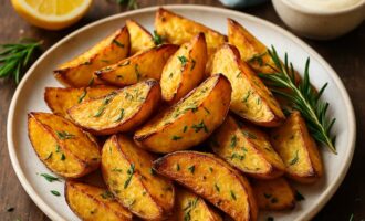 Запечённый картофель с розмарином